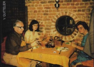 Edgar, Viviane et sa maman le 7 juin 1982, photo Ren&eacute; Quittelier, collection Viviane