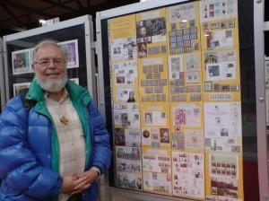 Roland Francart et son expo J&eacute;suites - Championnat national de philat&eacute;lie 2008 &agrave; Marche-en-Famenne
