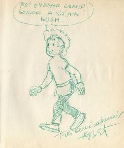 D&eacute;dicace de Tibet du 12 octobre 1966