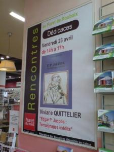 Viviane au Furet du Nord